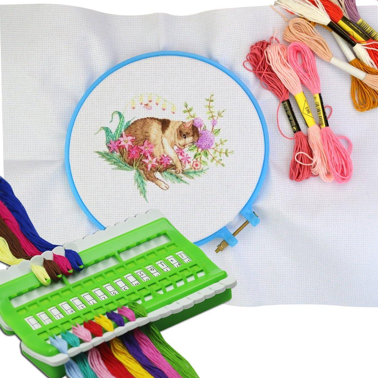 Organizador de Hilo D&D para Bordado 30 Posiciones Verde