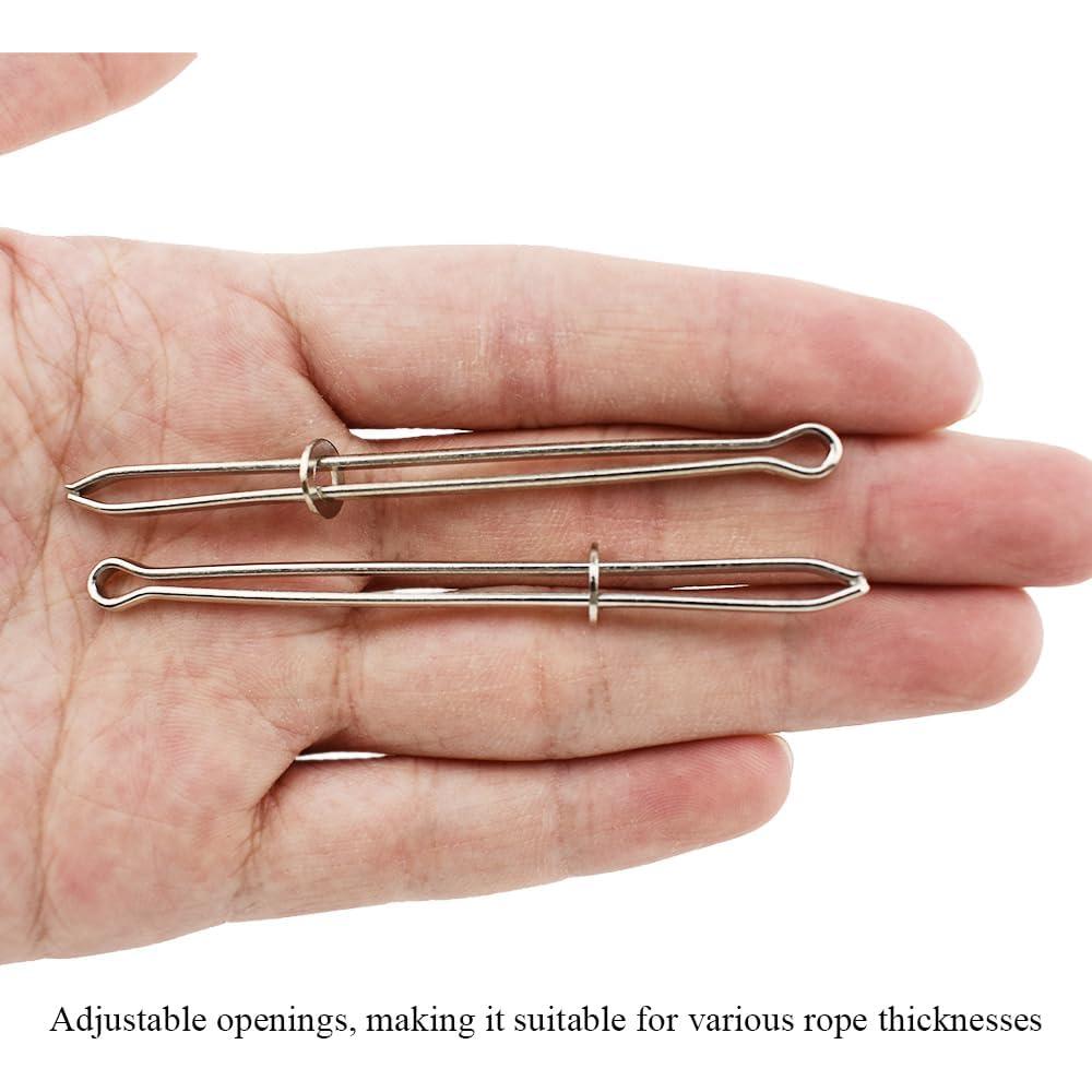 Juego de Enhebradores de Acero Inoxidable HAHIYO 4Pcs 3 y 10.5 pulgadas