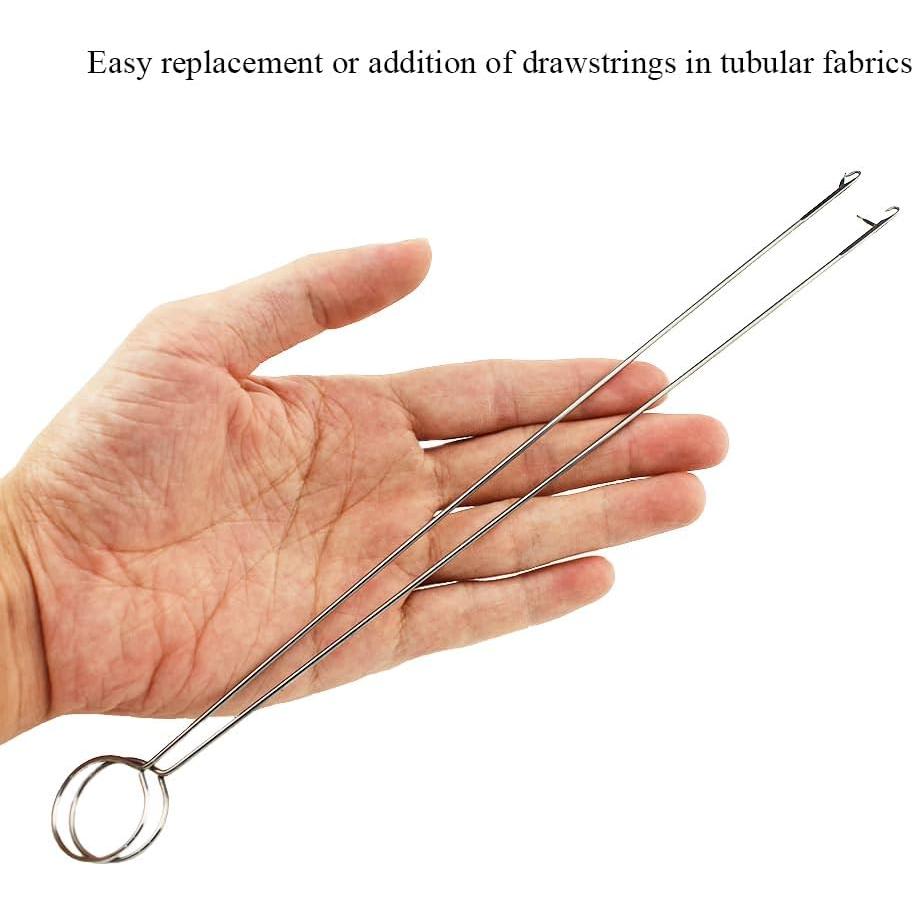 Juego de Enhebradores de Acero Inoxidable HAHIYO 4Pcs 3 y 10.5 pulgadas