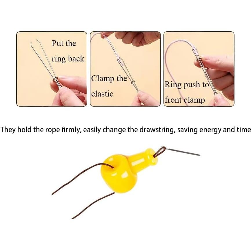 Juego de Enhebradores de Acero Inoxidable HAHIYO 4Pcs 3 y 10.5 pulgadas