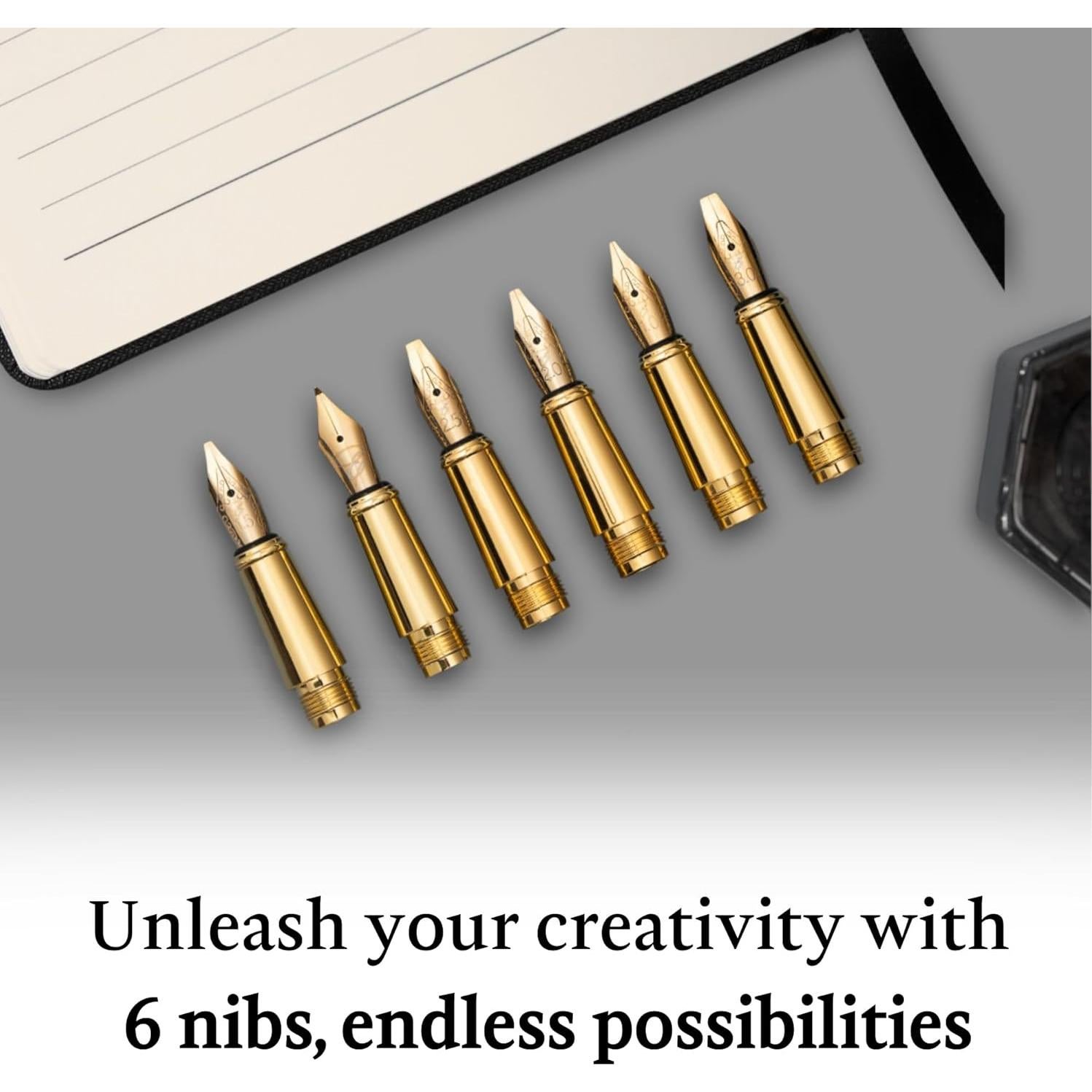 Juego de Caligrafía de Lujo Ellington - Azul, 1 Unidad