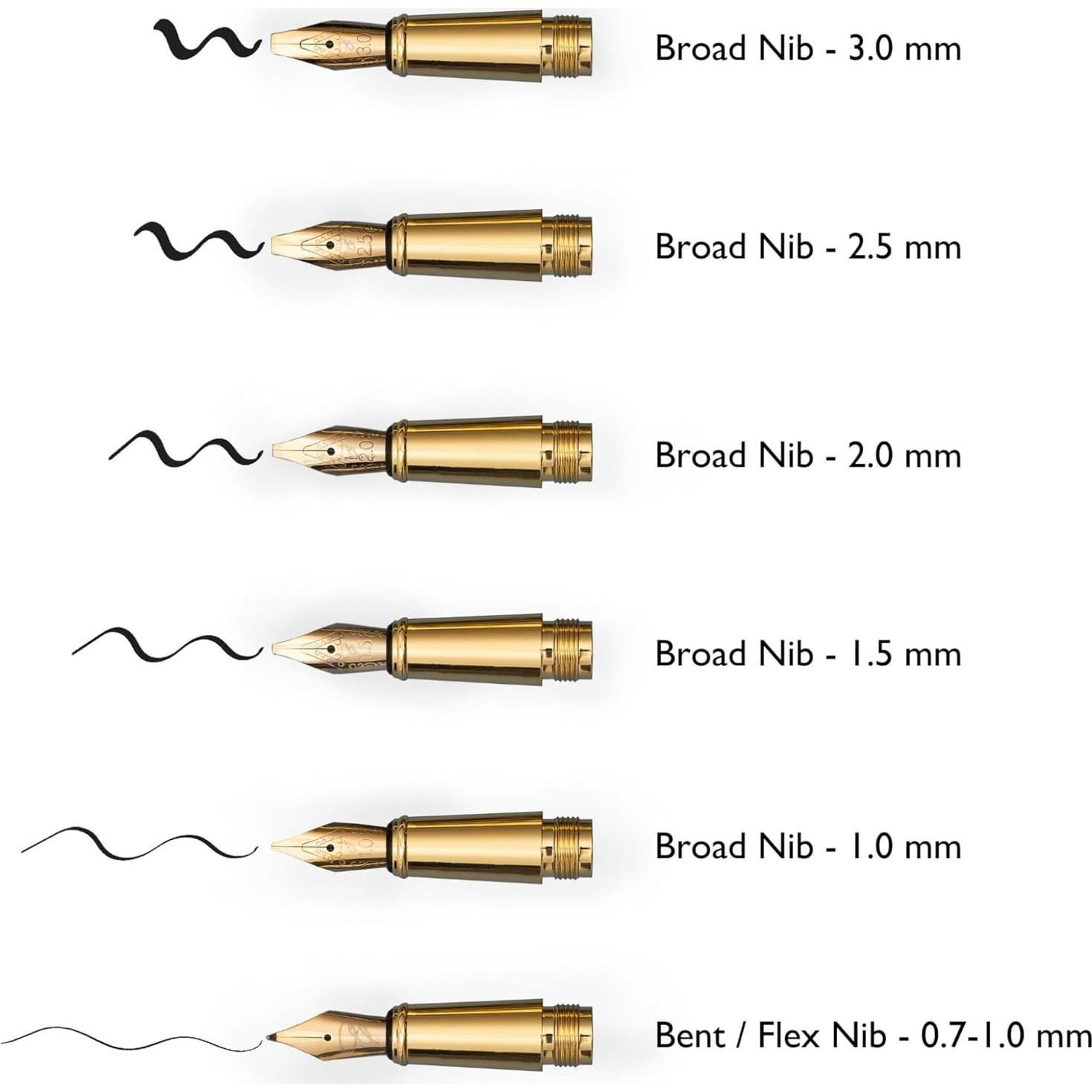 Juego de Caligrafía de Lujo Ellington - Azul, 1 Unidad