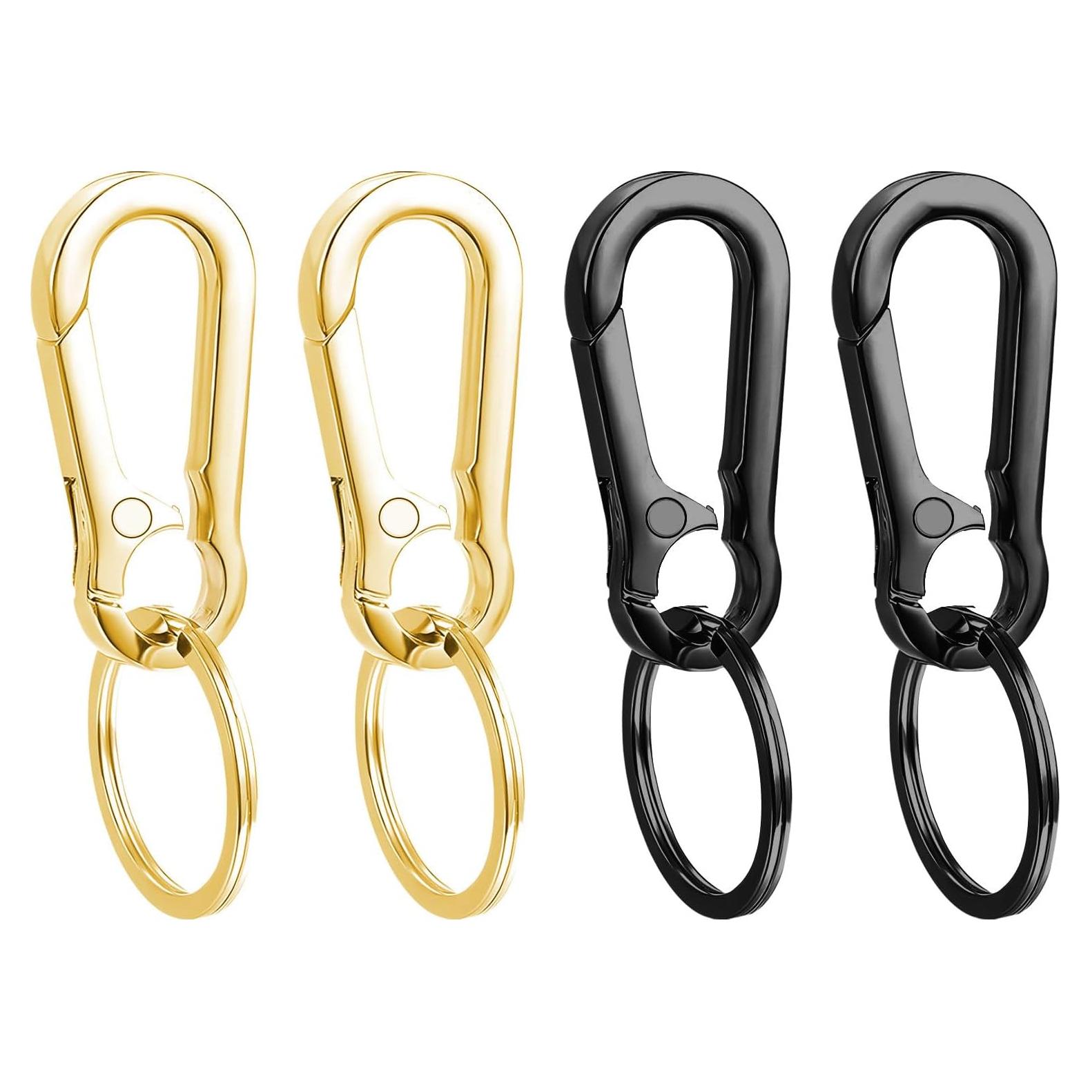 Paquete de 4 llaveros de metal WIVBRNK, organizadores de llaves