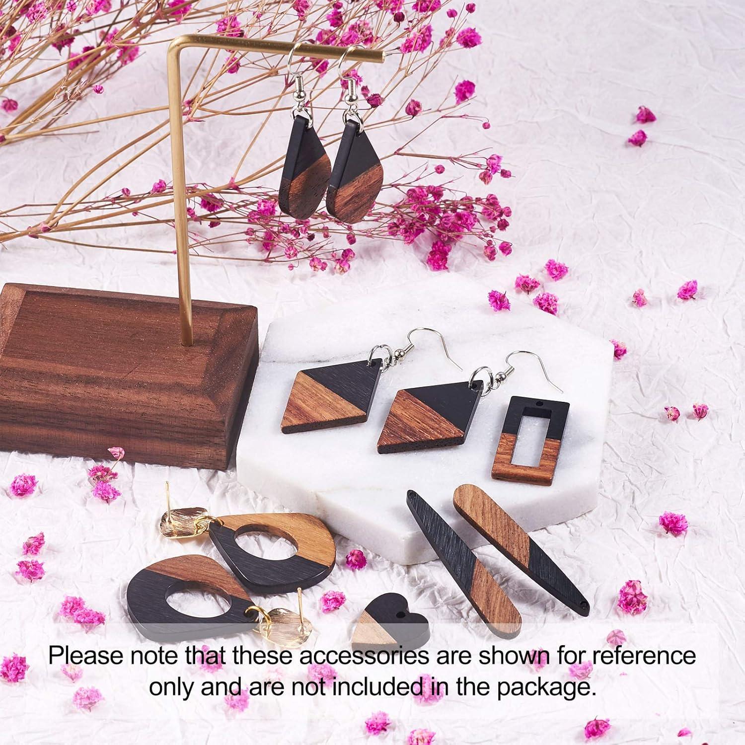 Colgantes de Resina y Madera FASHEWELRY 20 Piezas