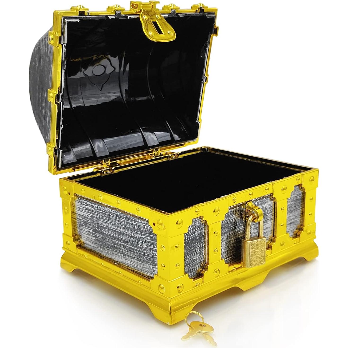 Cofre del Tesoro Pirata Dronside con Cerradura y Llave