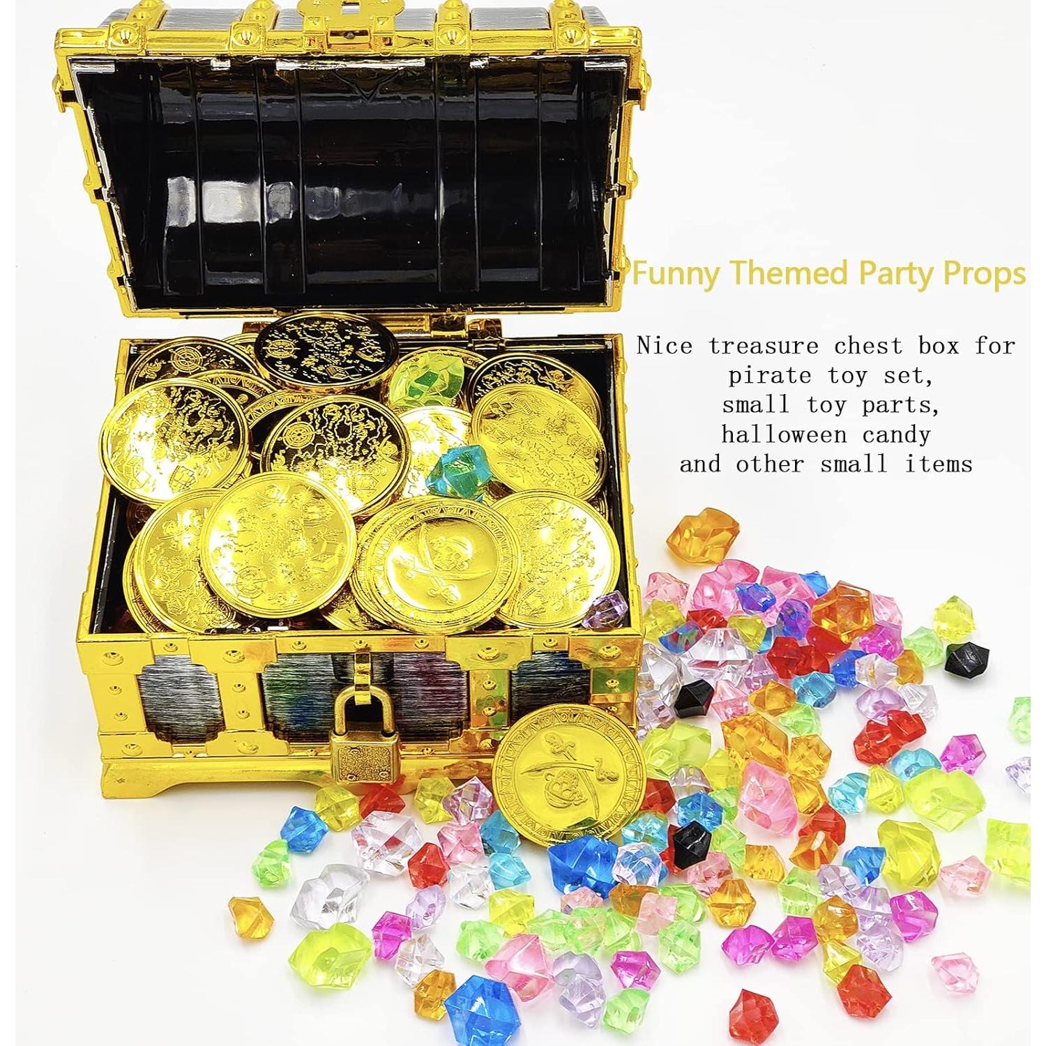 Cofre del Tesoro Pirata Dronside con Cerradura y Llave