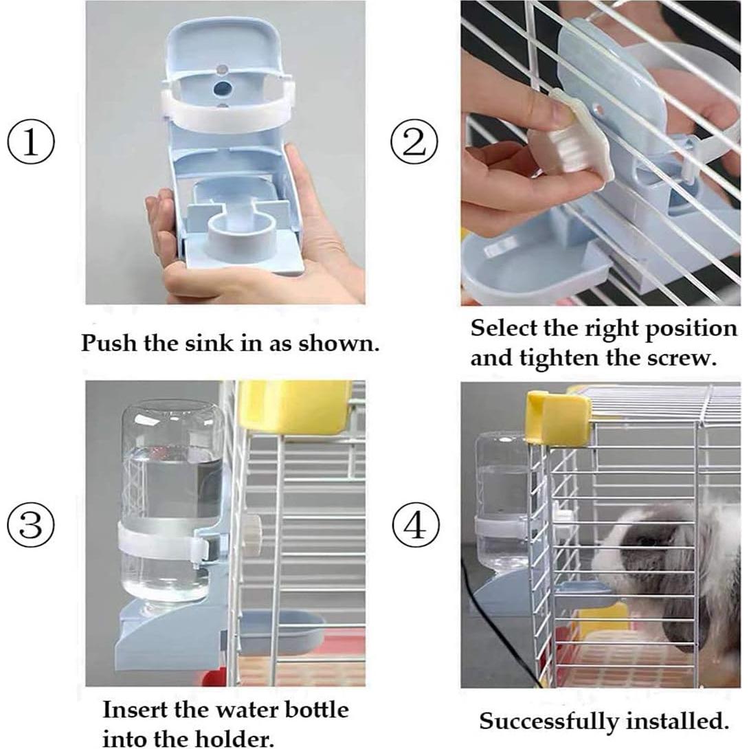 Botella de Agua Colgante Kathson 500ml para Mascotas