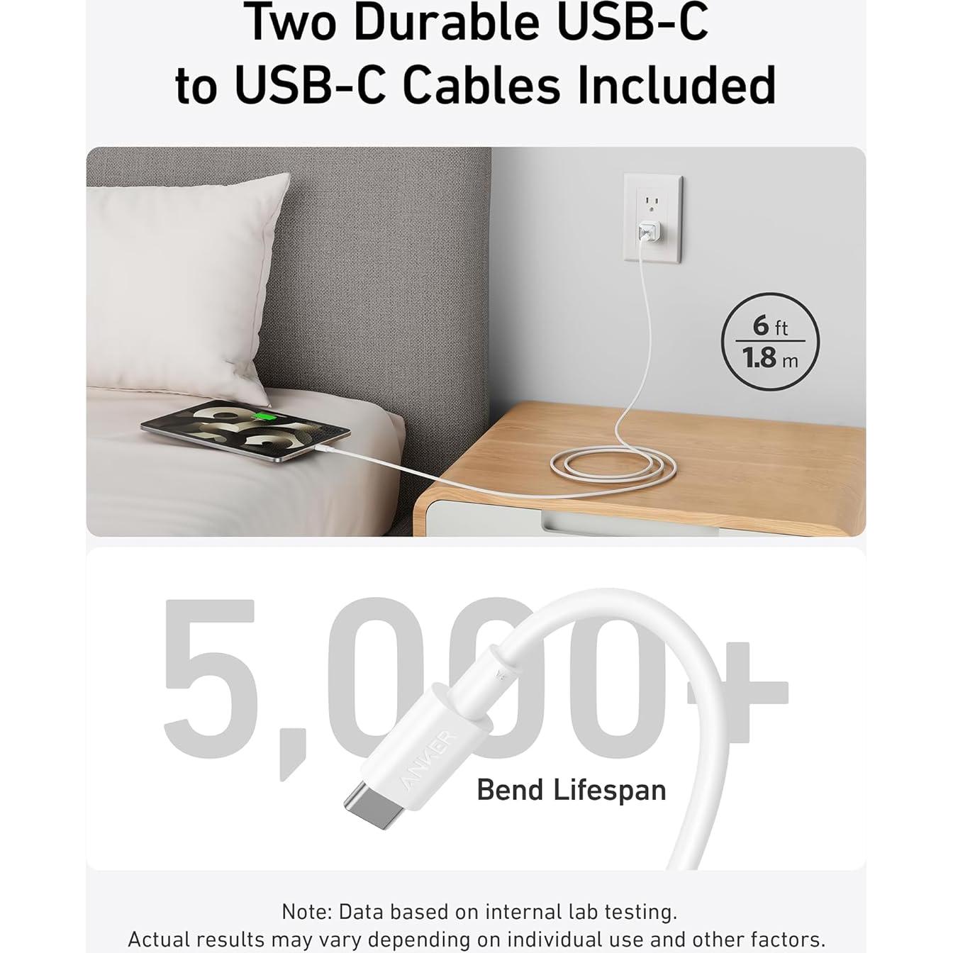 Cargador USB C Anker 20W Nano Pro Rápido para iPhone