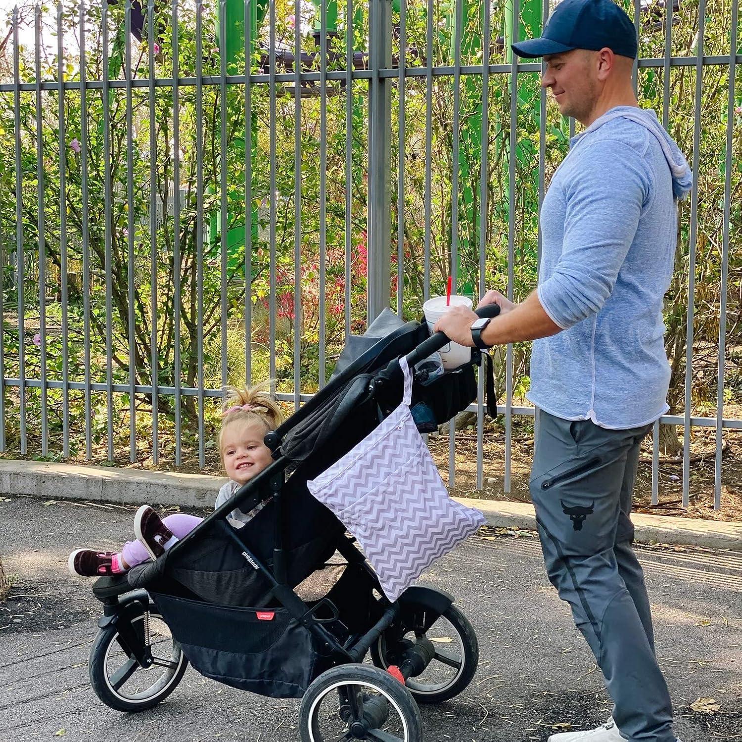 Bolsa Húmeda y Seca ALVABABY 2pcs Impermeable 30x36cm