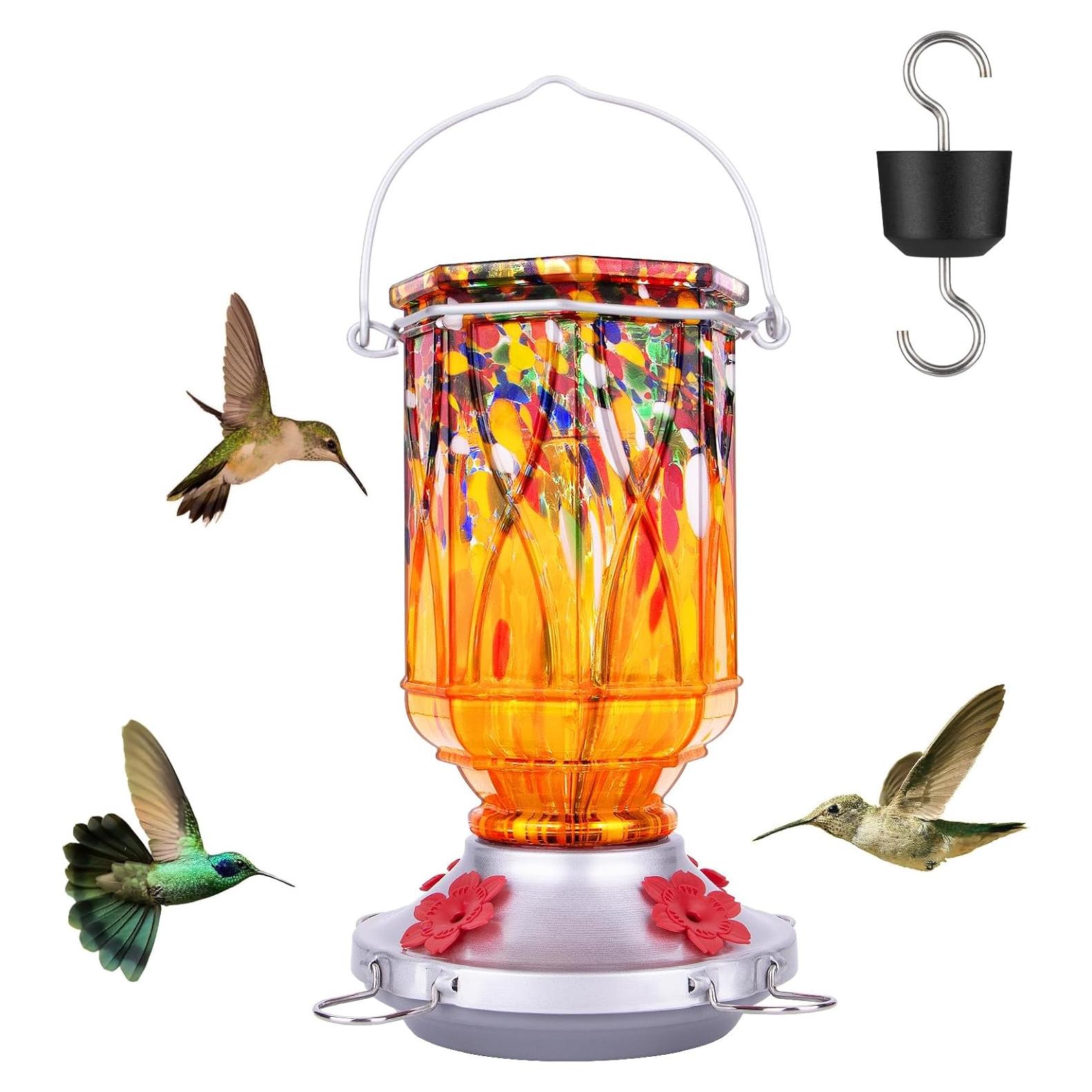 Comedero para Colibríes XAROO de Vidrio 425 g con Moat Ant