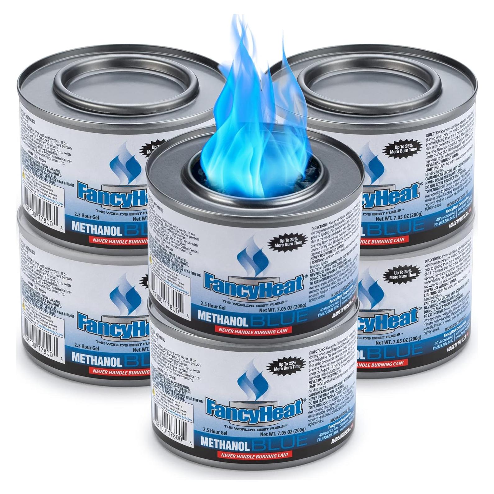 Juego de 6 Latas de Gel Calentadoras Diplastible - Buffet