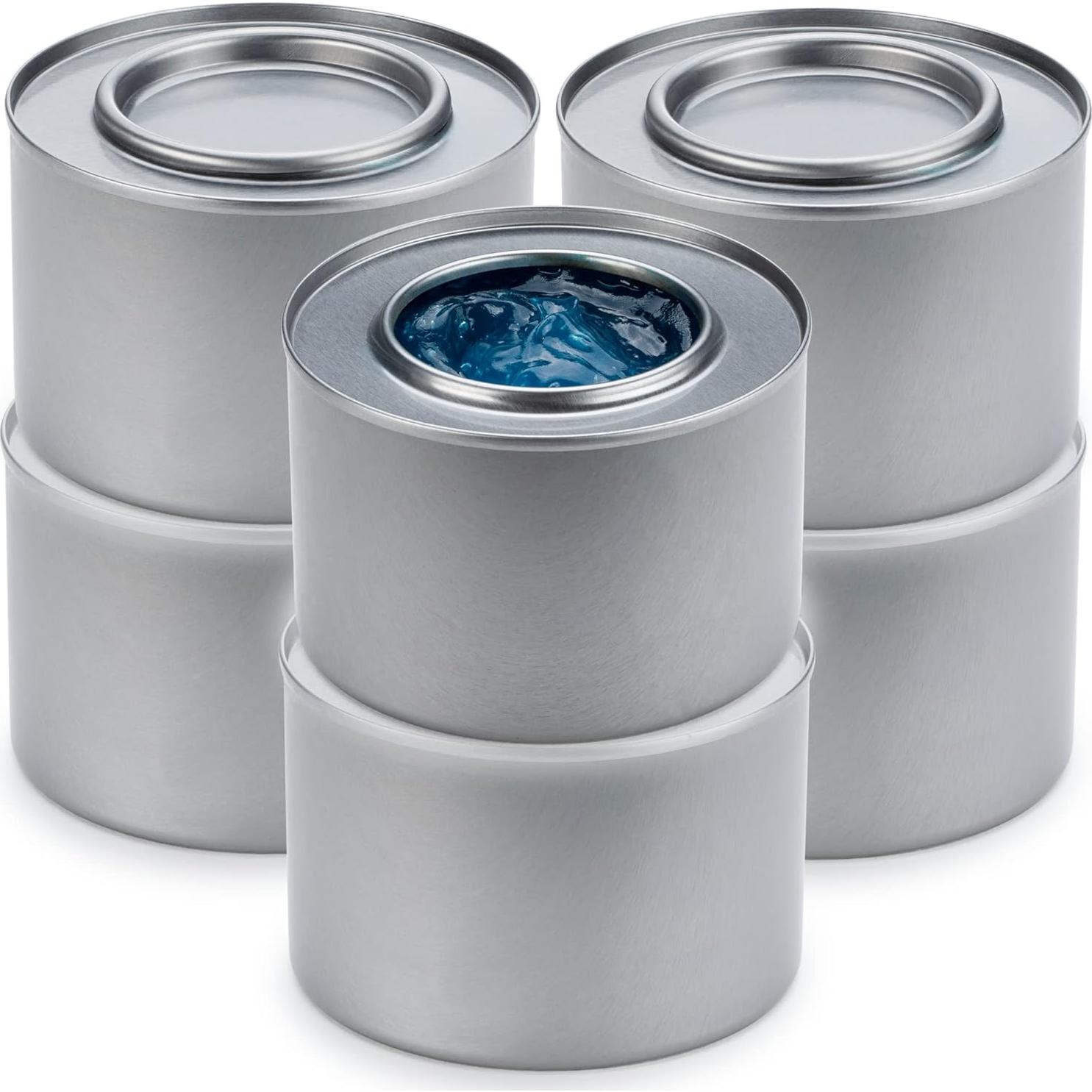 Juego de 6 Latas de Gel Calentadoras Diplastible - Buffet