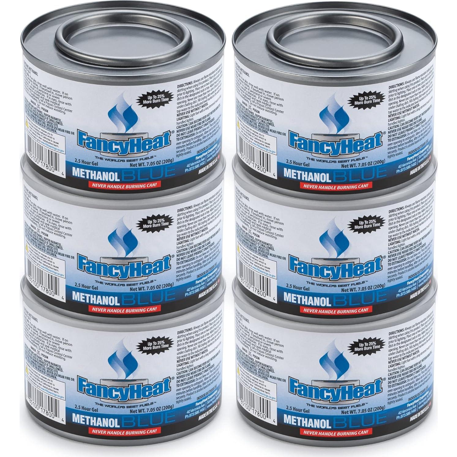 Juego de 6 Latas de Gel Calentadoras Diplastible - Buffet