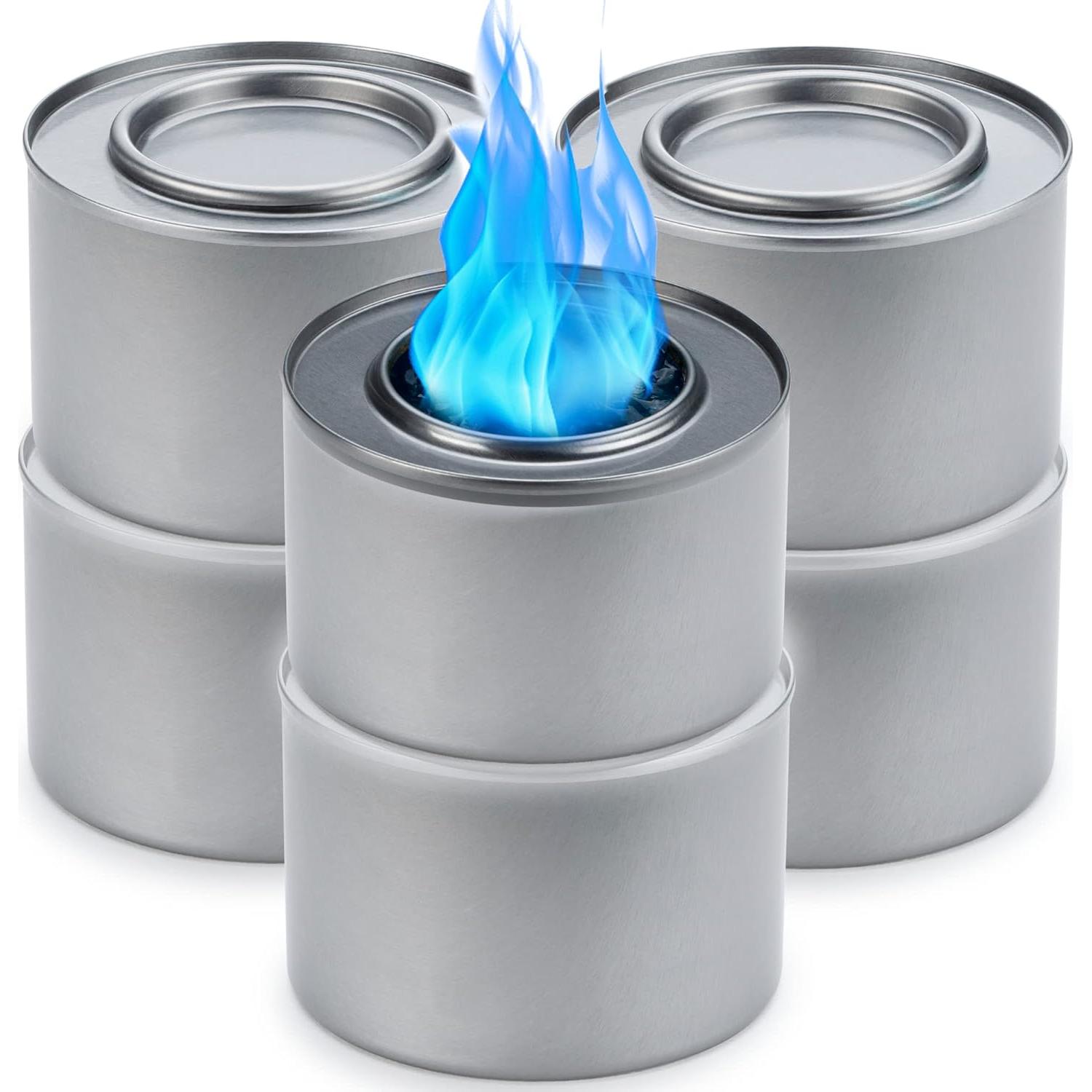 Juego de 6 Latas de Gel Calentadoras Diplastible - Buffet