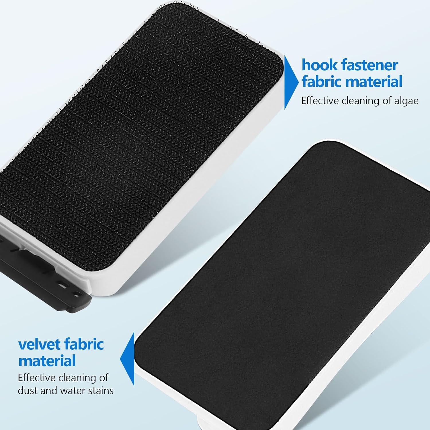 Limpiador Magnético para Acuarios AQQA Delfín - 2 Cuchillas