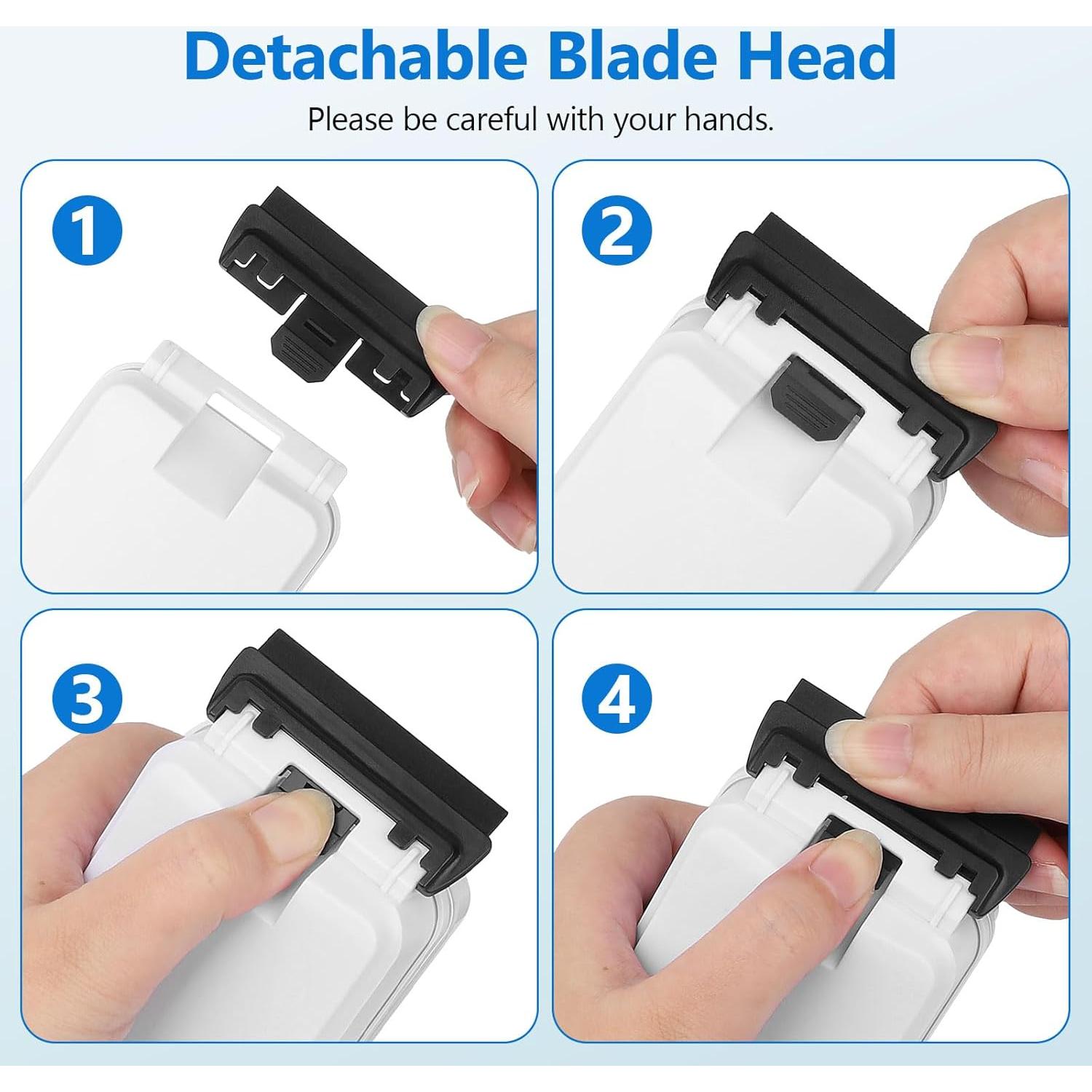 Limpiador Magnético para Acuarios AQQA Delfín - 2 Cuchillas