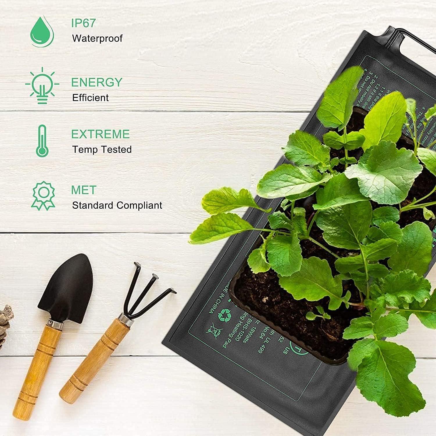 Alfombrilla Térmica para Plántulas HYDGOOHO 25.4x52.7cm Impermeable