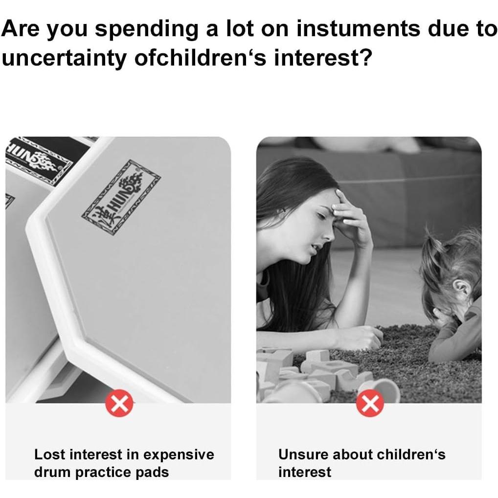 Silenciador de Batería AUPHY 4PCS para Práctica Silenciosa