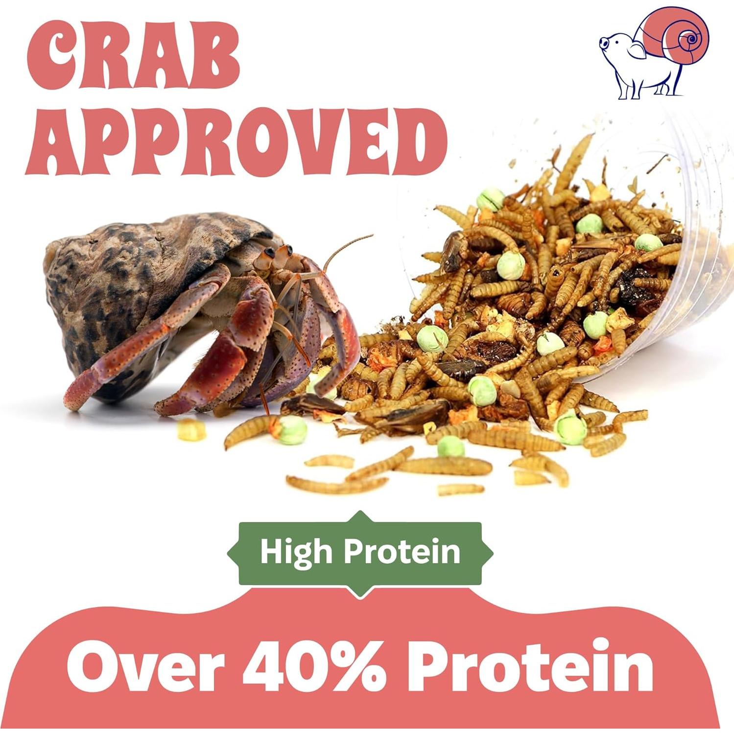 Alimento Natural para Cangrejos Ermitaños Snout and Shell 28g