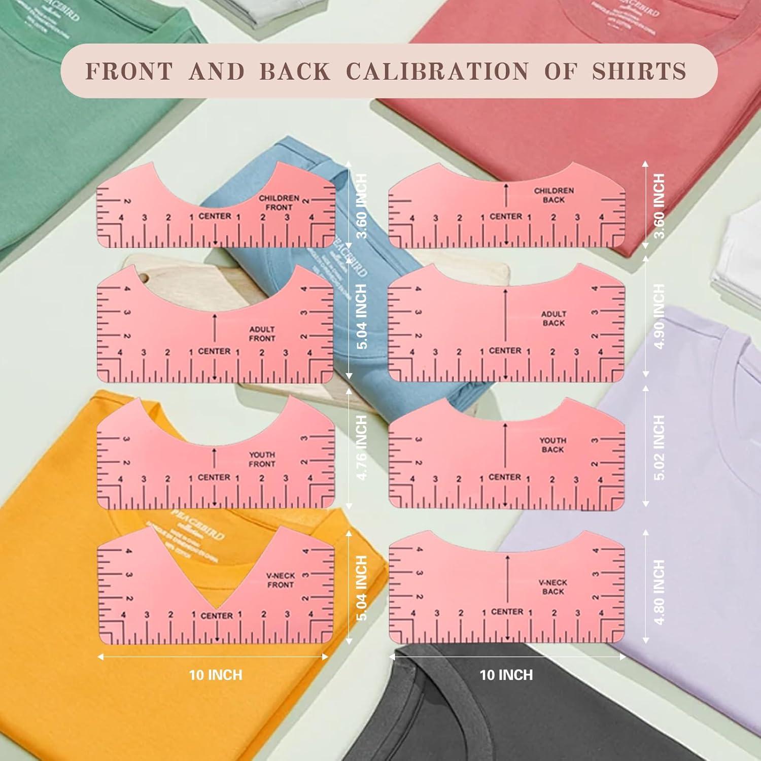 Guías de Alineación de Camisas 8 Piezas Ofeankri para DIY