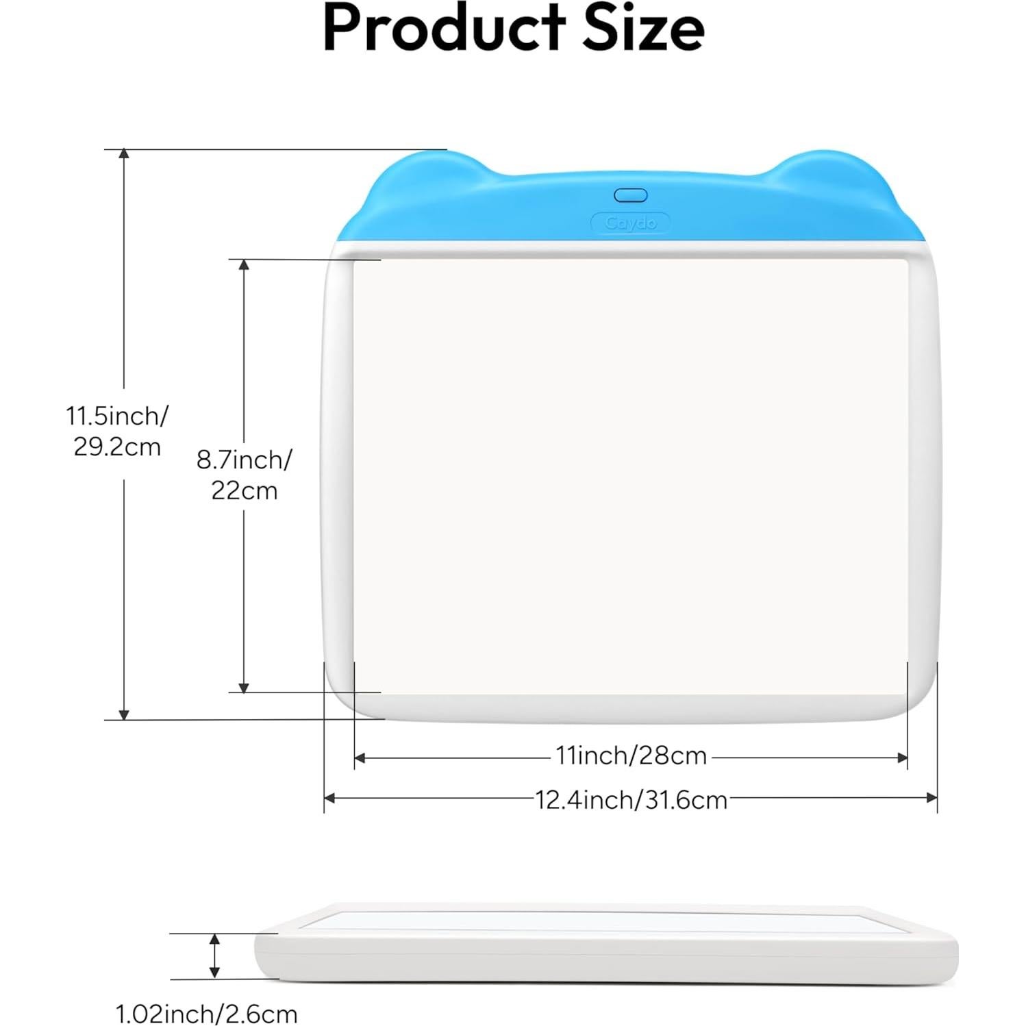 Almohadilla de Dibujo Iluminada Caydo 31.5x22.1cm Azul