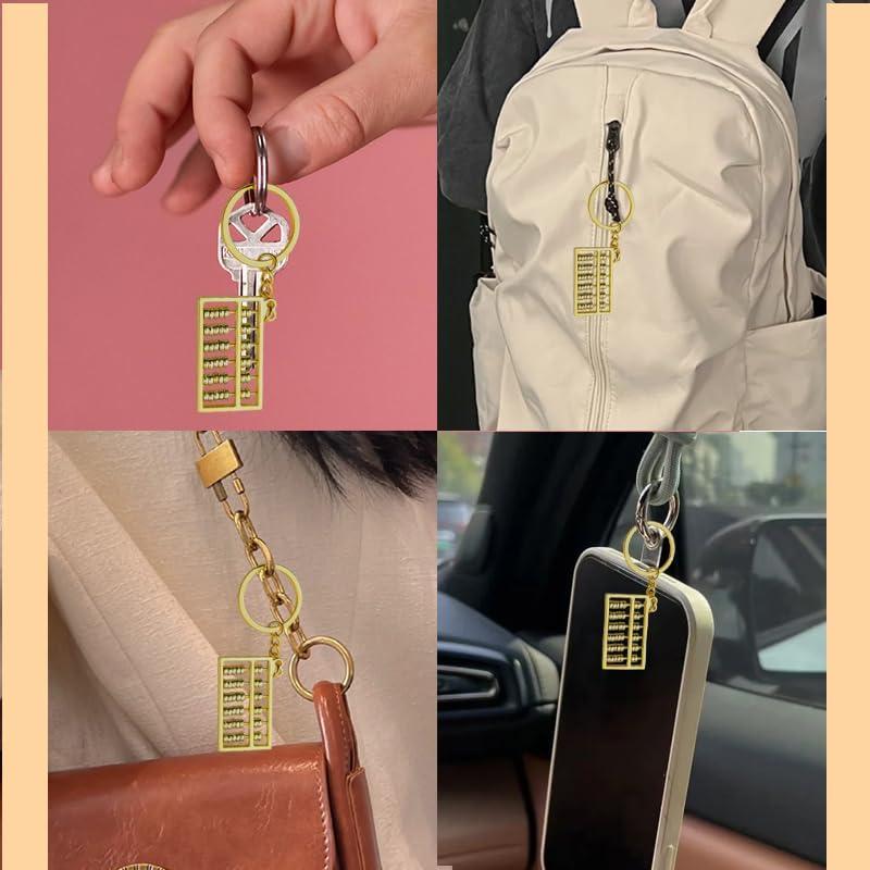 Abacus Keychain Gift for Math Teacher Dad Mom Birthday Gifts for Friend Bestie Christmas Gifts for Son Daughter