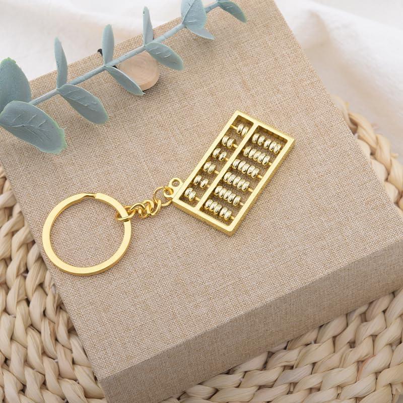 Abacus Keychain Gift for Math Teacher Dad Mom Birthday Gifts for Friend Bestie Christmas Gifts for Son Daughter