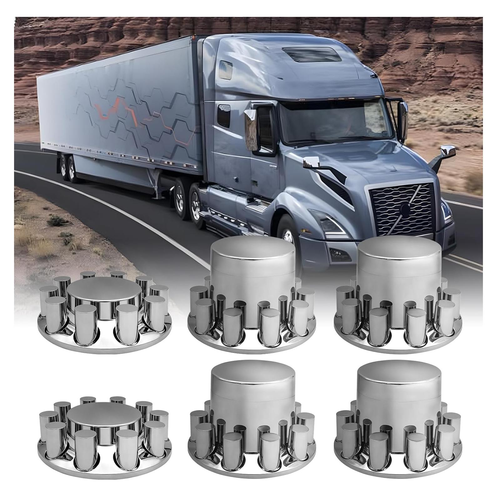 Juego de Cubiertas de Eje Plano Cilíndrico Czyopo 2 Delanteras 4 Traseras