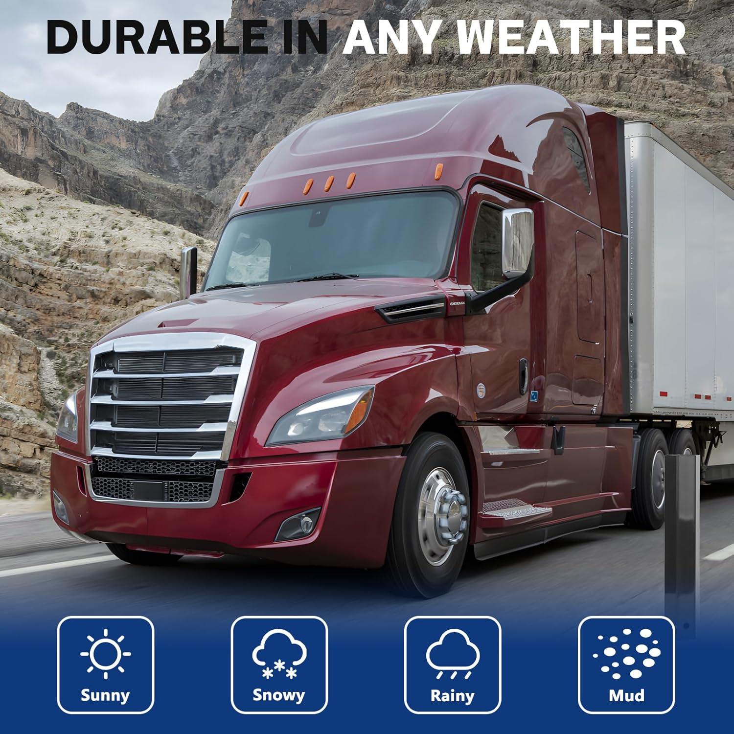 Juego de Cubiertas de Eje Plano Cilíndrico Czyopo 2 Delanteras 4 Traseras