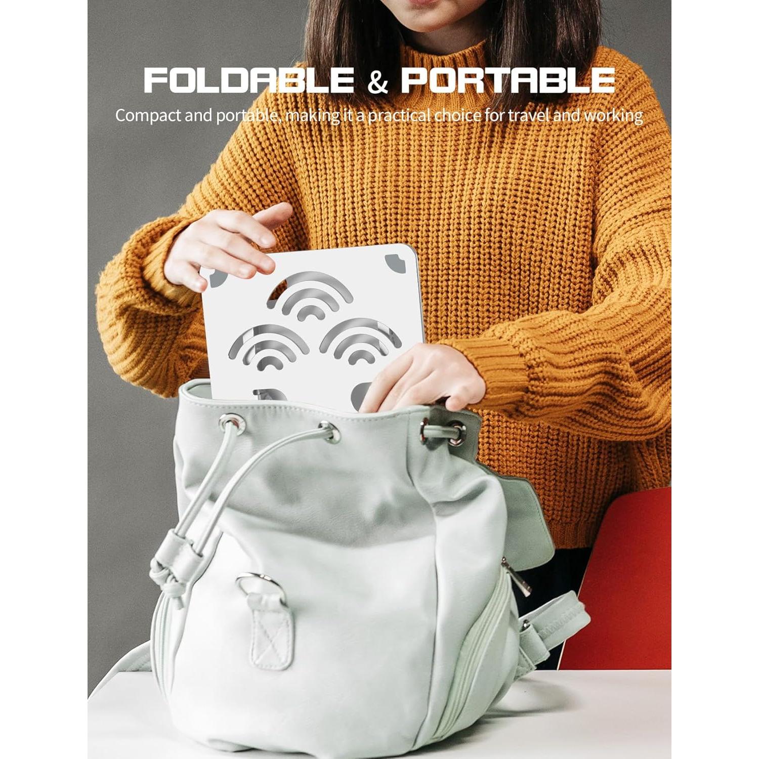 Soporte de Tableta Ajustable ToBeoneer Aluminio Plata 35,56 cm