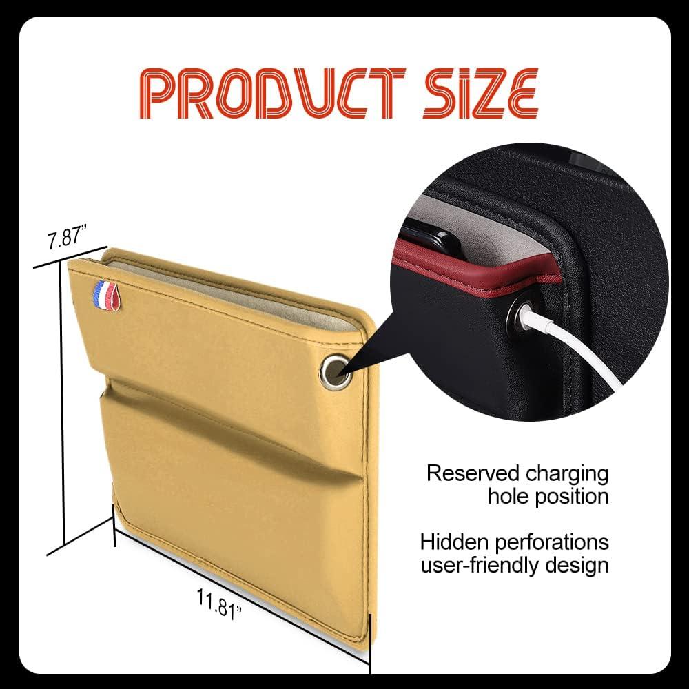 Relleno de Espacio para Asientos de Coche ASUBHA Beige 30x20 cm