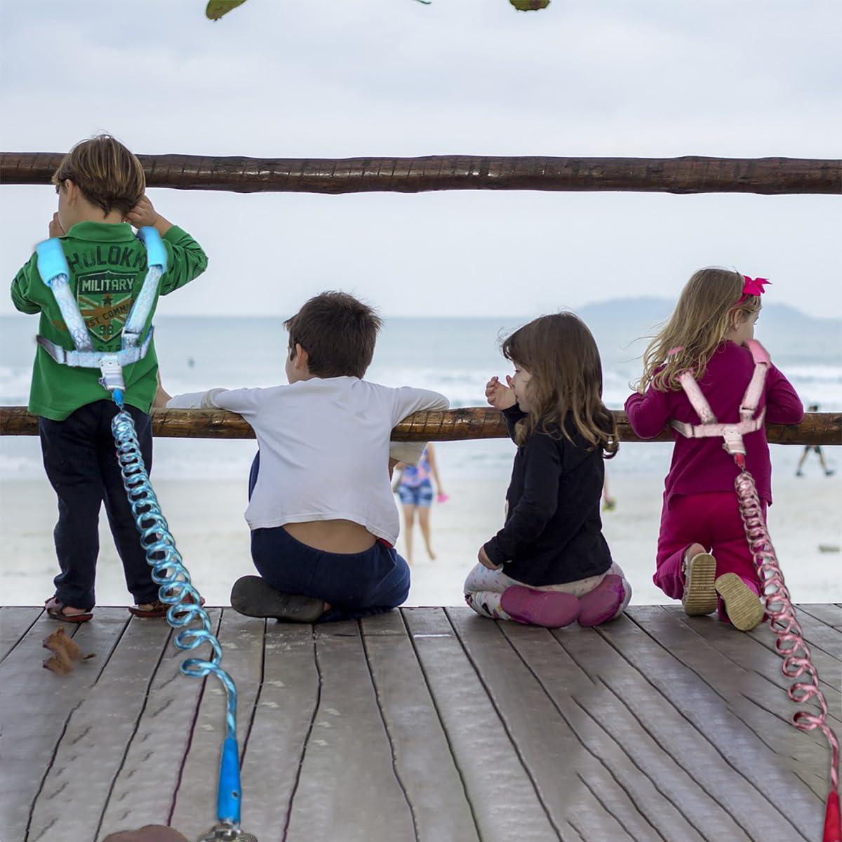 Arnés Reflectante para Niños Pequeños - 3 en 1 Azul