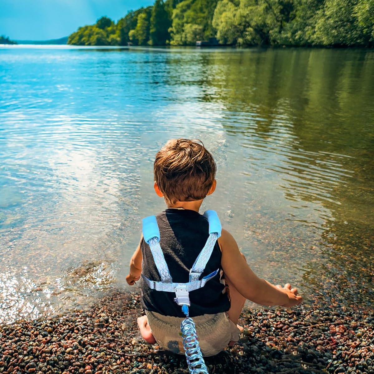 Arnés Reflectante para Niños Pequeños - 3 en 1 Azul