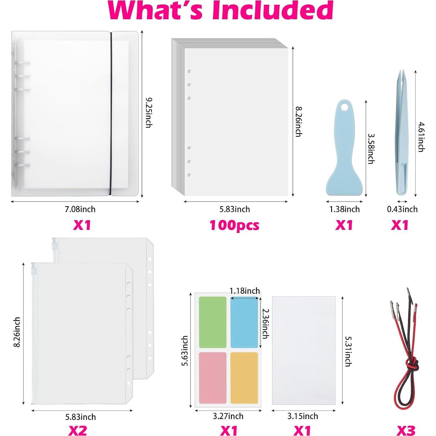 Álbum de Stickers Reutilizable A5 SUNEZLGO 200 Páginas