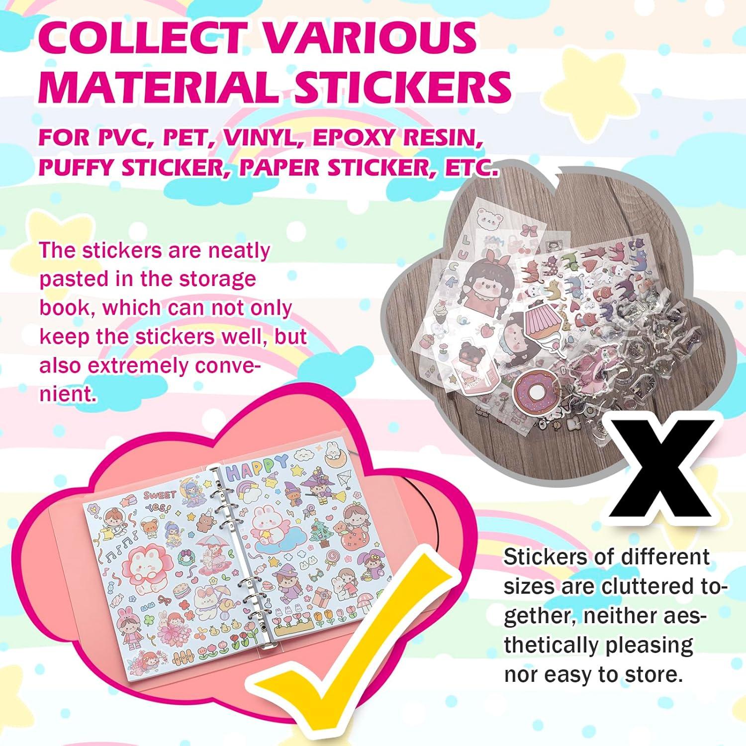 Álbum de Stickers Reutilizable A5 SUNEZLGO 200 Páginas