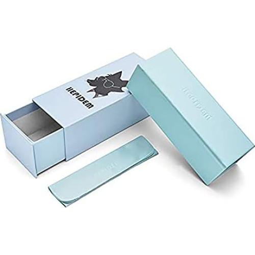 Montura de Gafas Ópticas Hepidem Redondas Vintage Negro