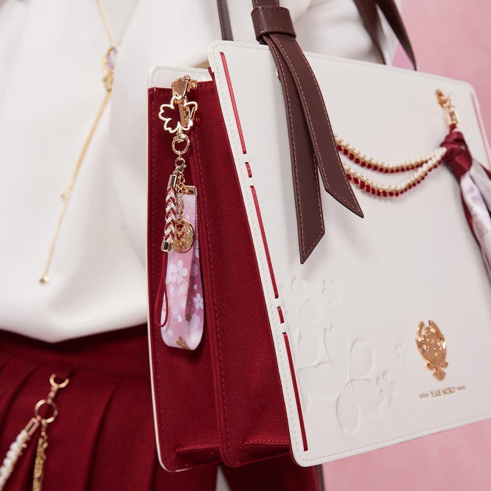 Marcador de Metal y Llavero con Cinta Yae Miko Genshin Impact