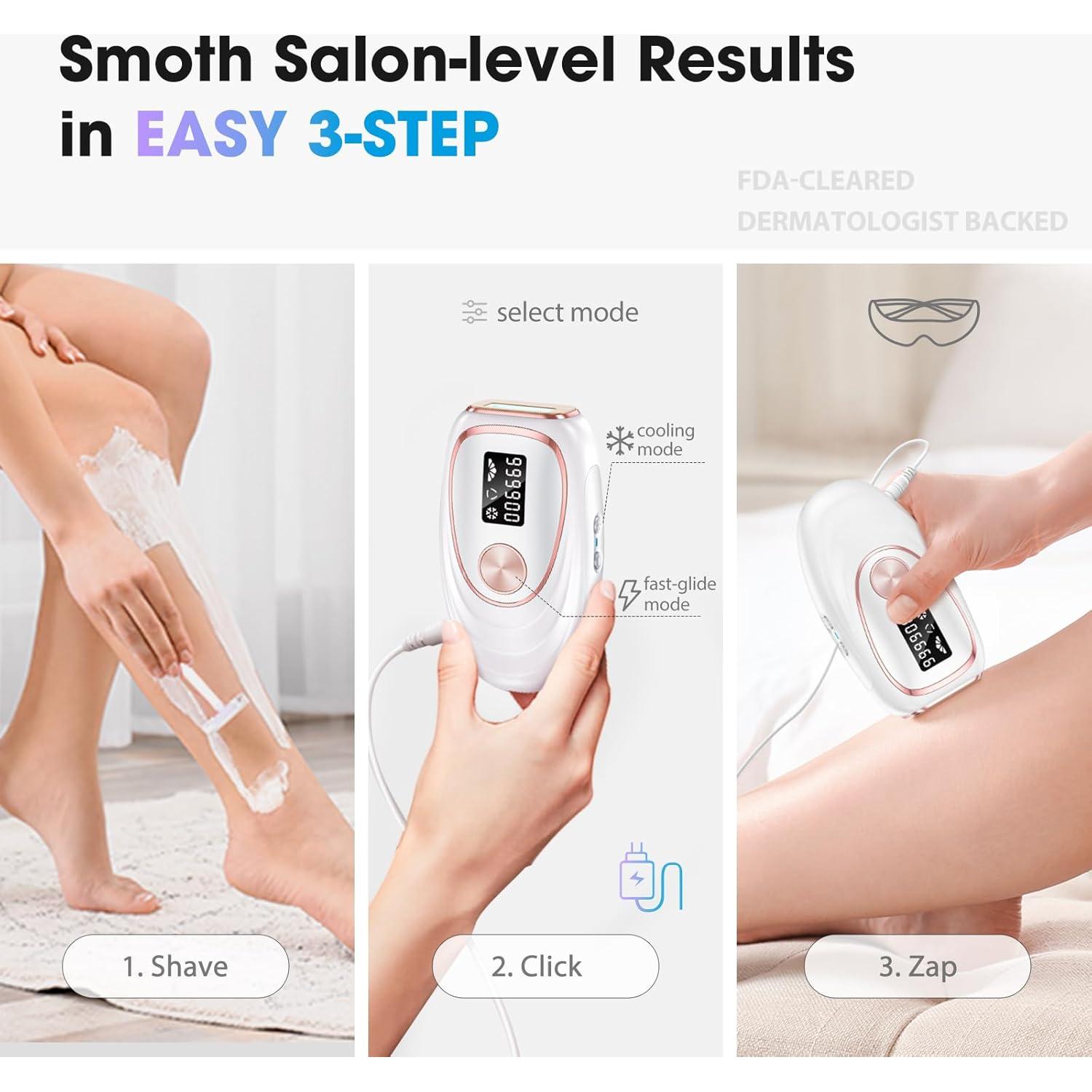 Depiladora Láser IPL Dongguan TM002 - Sin Dolor, 999K Destellos