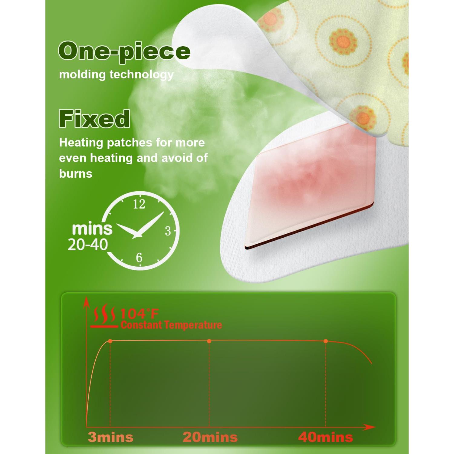 ProCIV 30 Paquetes Máscara de Ojos Calentada Manzanilla