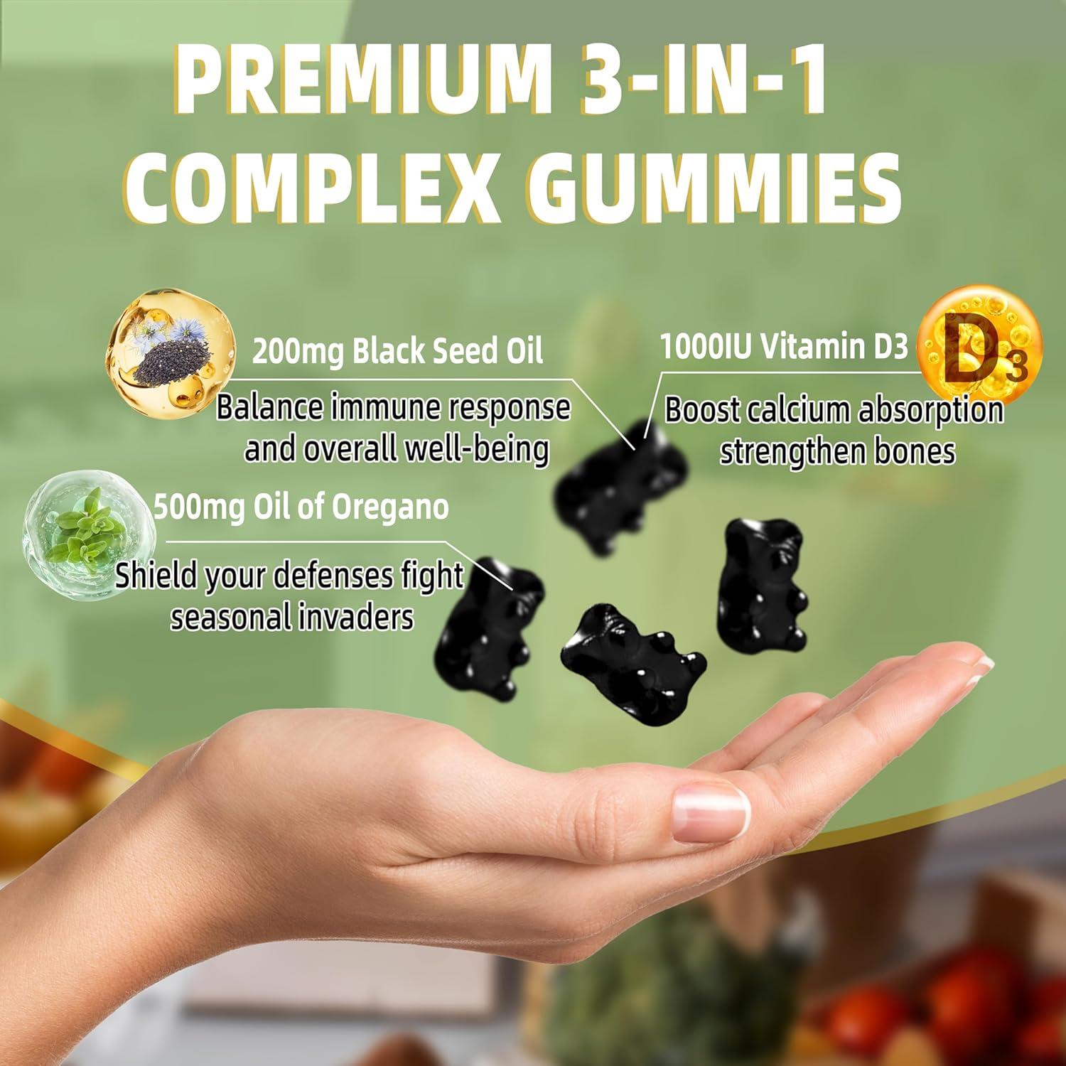 Gominolas de Aceite de Orégano SUGAWITA 500mg + Vitamina D3