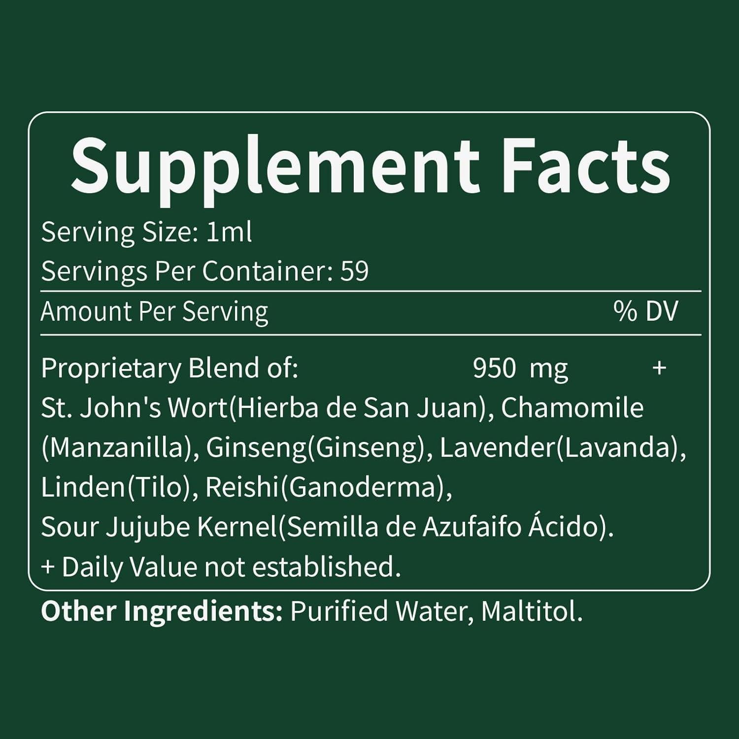 Gotas de Hierba de San Juan Verdeherb 60 ml - Calmantes y Energizantes