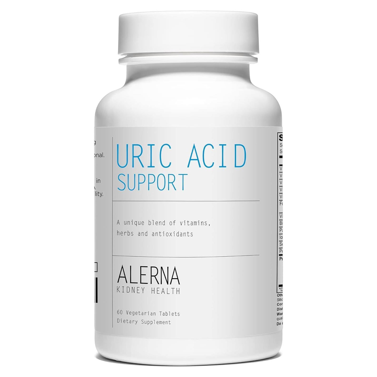 Uric Acid Support - Tart Cherry, Celery Extract, Turmeric, Quercetin - Support Normal Kidney Function - 60 Vegetarian Tablets
