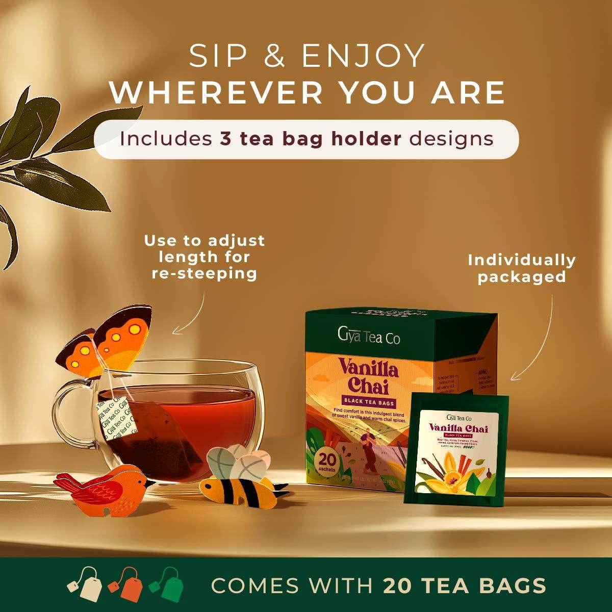 Bolsitas de Té Chai de Vainilla Gya Tea Co - 20 Unidades