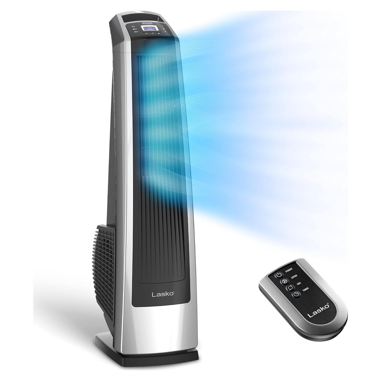 Ventilador de Torre Lasko U35115 Oscilante 3 Velocidades 88.9 cm