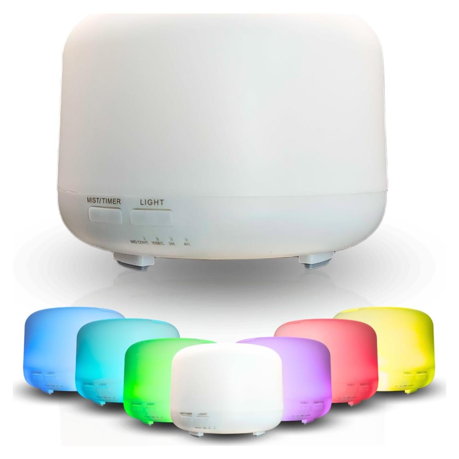 Difusor de Aceite Esencial Mystic Romance 300ml con Luz LED