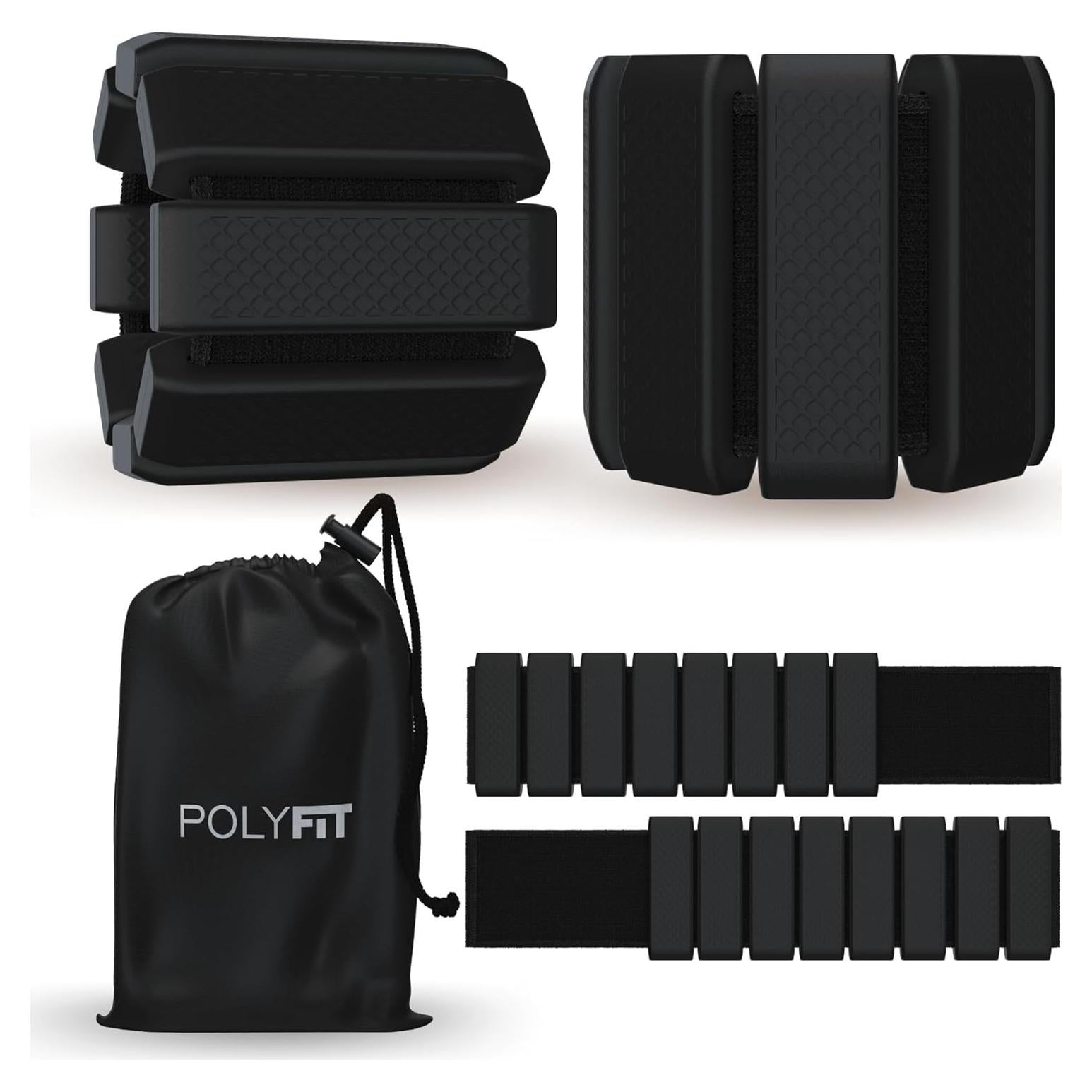 Pesas de Muñeca y Tobillo Polyfit - 1.1 kg - Ajustables