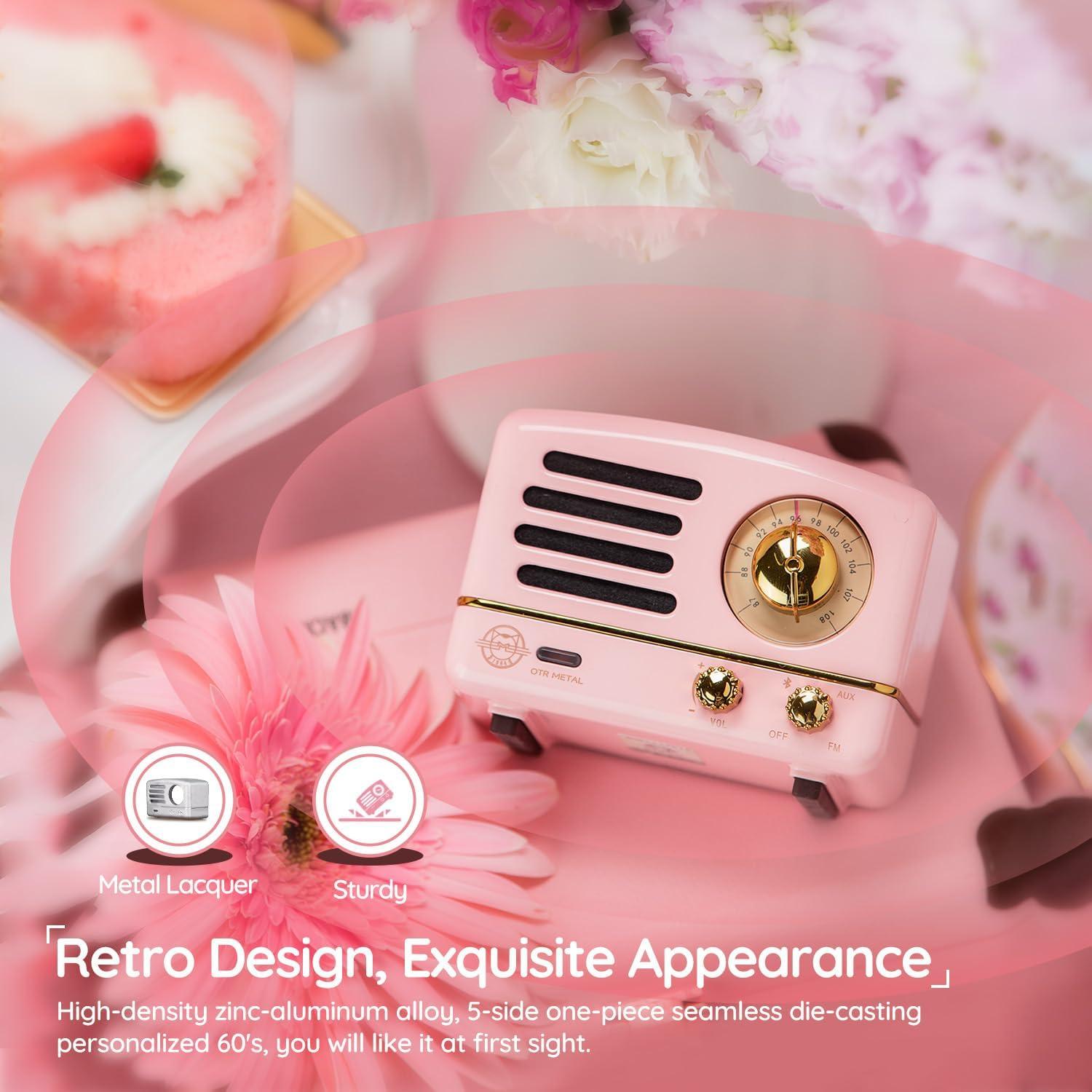 Altavoz Bluetooth Muzen OTR Retro Metal 10h Reproducción