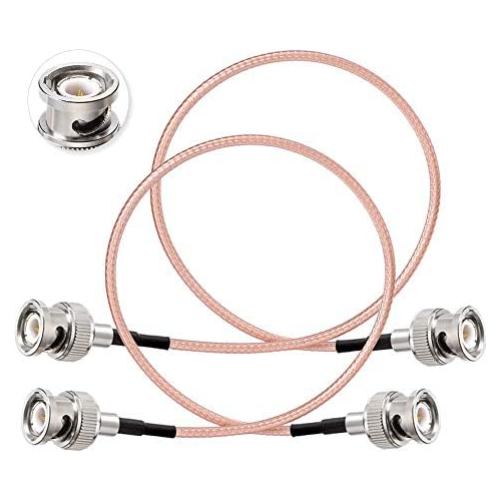 Cable Coaxial BNC Macho a Macho 30cm 50 Ohm Superbat - 2pcs