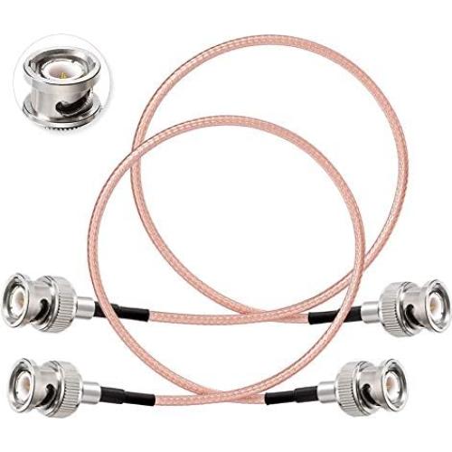 Cable Coaxial BNC Macho a Macho 30cm 50 Ohm Superbat - 2pcs