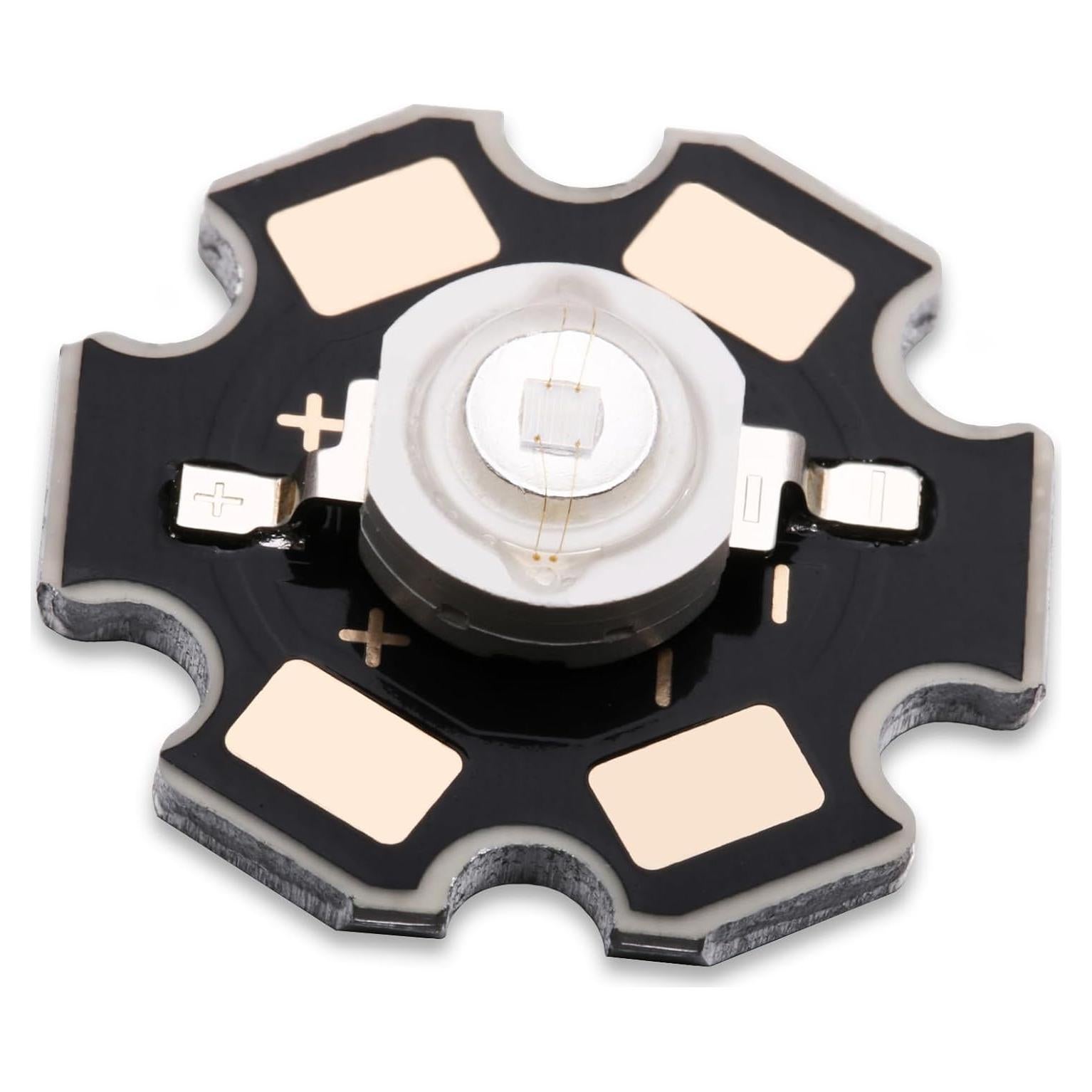 Bombilla LED 365nm 5PCS Alta Potencia LEDGUHON 20mm